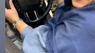 ماشین لوکس سواری بهنوش بختیاری+عکس