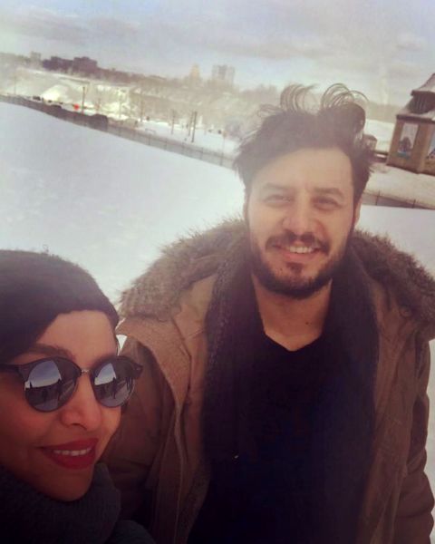 جواد عزتی و همسرش در سفر + عکس