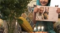 پسر بازیگر معروف در تولد پدر بزرگ‌مرحومش + عکس
