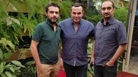 نیما کرمی در کنار بازیگر سریال قدیمی خانه ما + عکس
