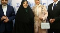 خانم بازیگر در میان مسئولین سیاسی+عکس
