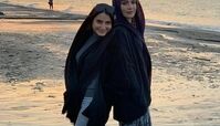 استایل جذاب و نامتعارف متین ستوده در کنار ساحل!