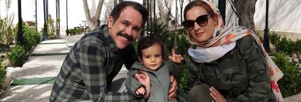 امیر کربلایی زاده در کنار همسر و پسر شیرینش + عکس