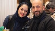 علی سرابی و همسرش + عکس 