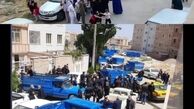 تصویر تکان دهنده از یک خانه / عزا و عروسی به فاصله 10 روز !
