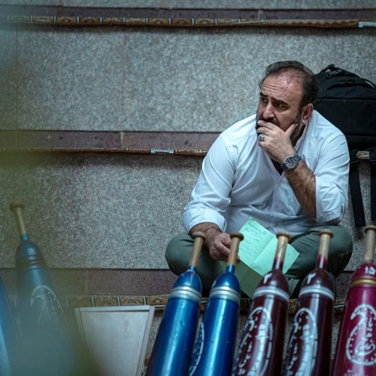 آقا بهبود در زورخانه + عکس