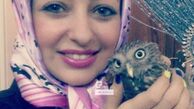 جغد خانگی بامزه خانم بازیگر + عکس