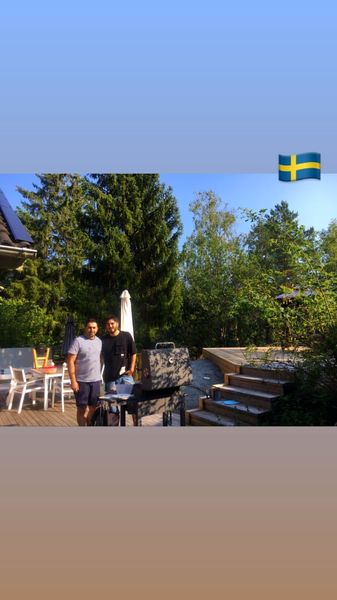 نیما شاهرخ شاهی در سوئد + عکس