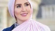 پوشش متفاوت خانم بازیگر لب دریا/ عکس