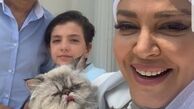 بهاره رهنما با پیشی میشی+عکس
