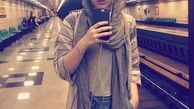 مترو سواری خانم بازیگر در میان مردم+عکس