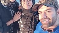 خانواده رضا بهرام در حال پیاده روی + عکس