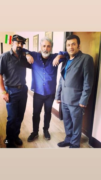 مهدی صبایی در کنار دوستانش + عکس