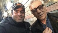 منوچهر هادی در کنار پیشکسوت سینمای ایران + عکس