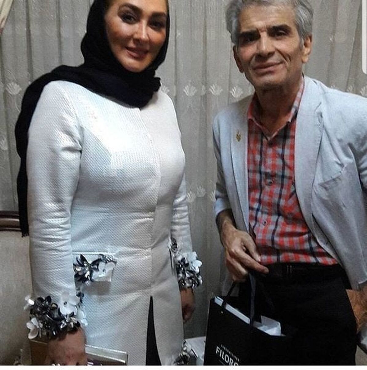اضافه وزن الهام حمیدی بعد از ازدواج+عکس