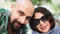 شهره سلطانی و‌همسرش + عکس
