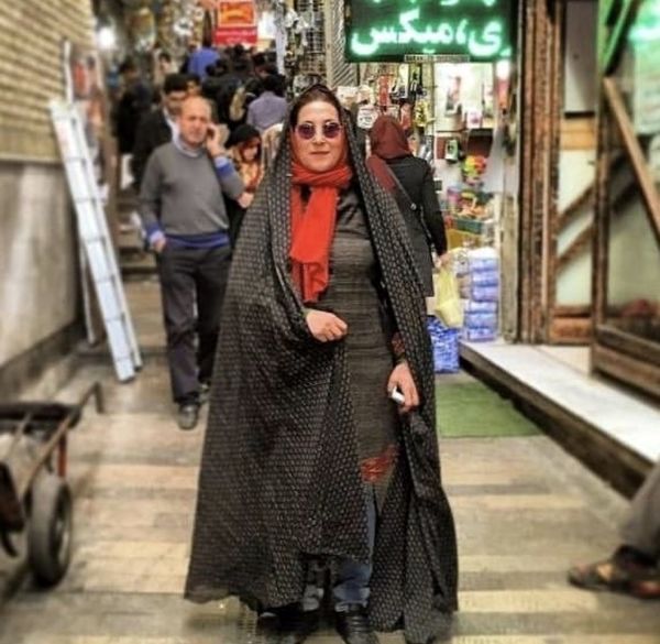  فاطمه معتمد آریا در تجریش + عکس