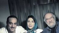 داریوش ارجمند با همسر و فرزندش+عکس