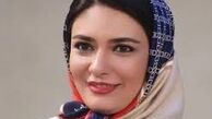 لیندا کیانی در کنار بازیگر در حاشیه