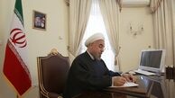 انتقال پیام روحانی به امیر کویت
