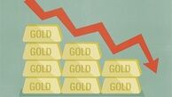 کاهش قیمت طلا در معاملات دیروز