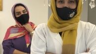 خانم بازیگر و دوستش در خانه + عکس