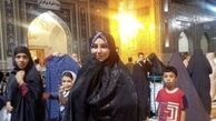 زیارت رفتن بهنوش بختیاری + عکس