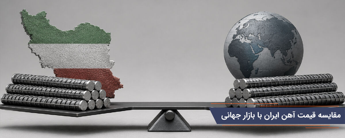مقایسه قیمت آهن ایران با بازار جهانی؛ چرا همیشه هم مسیر حرکت نمی‌کنند؟ 