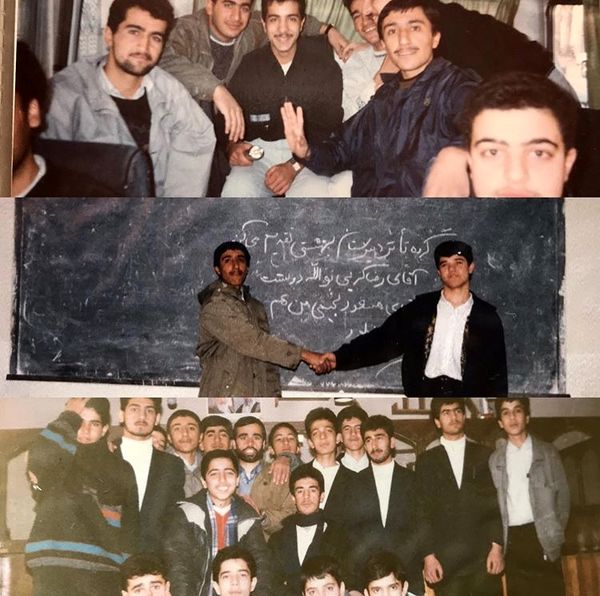رضا کریمی در دوران مدرسه + عکس