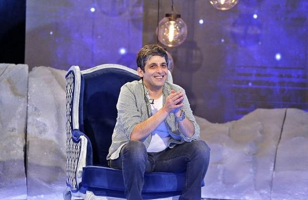 حضور حمید گودرزی در یک برنامه تلویزیونی + عکس