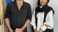 عکس امیر آقایی و هوادارش در یک مراسم