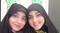  سلفی خواهرانه خانم مجری با دوستش