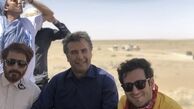 محمد بحرانی و هومن حاجی عبداللهی در بیابان + عکس