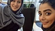 مهتاب کرامتی در کنار دوستش + عکس