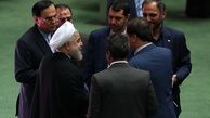 خنده های روحانی در جمع نمایندگان ملت + تصاویر