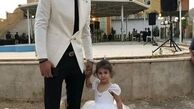 دختر بیرانوند در لباس عروس + عکس