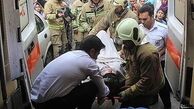 سقوط زن جوان از پشت بام + تصاویر