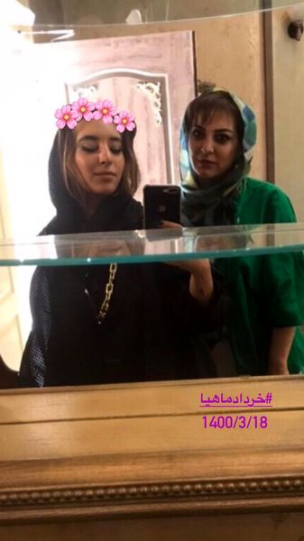 حمیرا ریاضی در کنار دوست خرداد ماهیش + عکس