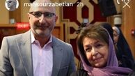 منصور ضابطیان و لیلی گلستان در حاشیه مراسمی