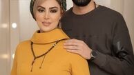 نیلوفر شهیدی و همسرش + عکس