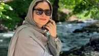 خانم مجری در دل طبیعت + عکس