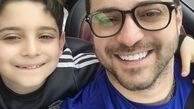 سلفی پدر پسری بابک جهانبخش + عکس