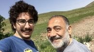 طبیعت گردی خسرو احمدی با پسرش + عکس