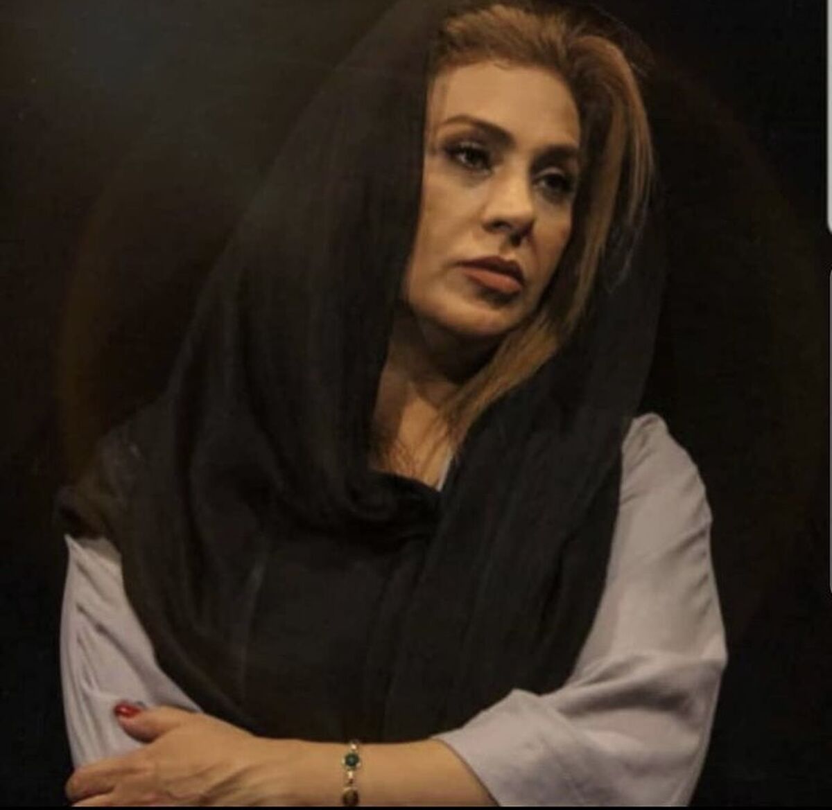 چهره غمگین نسرین مقانلو + عکس