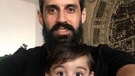 سعید معروف وخواهرزاده اش + عکس