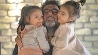 مصطفی کیایی به همراه دختر و برادرزاده اش + عکس