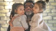 مصطفی کیایی به همراه دختر و برادرزاده اش + عکس