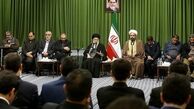 شعرخوانی طنز محمدحسین مهدویان با محوریت «تولید داخلی» در دیدار شاعران با رهبر انقلاب/ فیلم