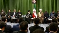 شعرخوانی طنز محمدحسین مهدویان با محوریت «تولید داخلی» در دیدار شاعران با رهبر انقلاب/ فیلم