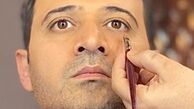 سعید شیخ زاده در حال گریم + عکس